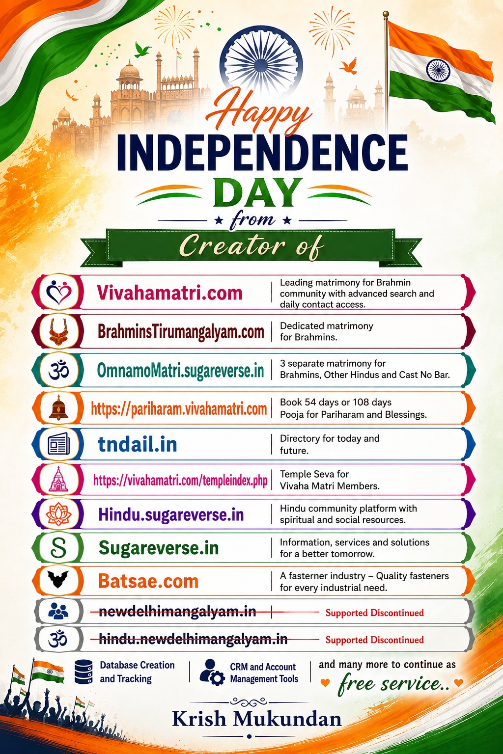 Happy Independence Day 🔥🇮🇳🙏🪷